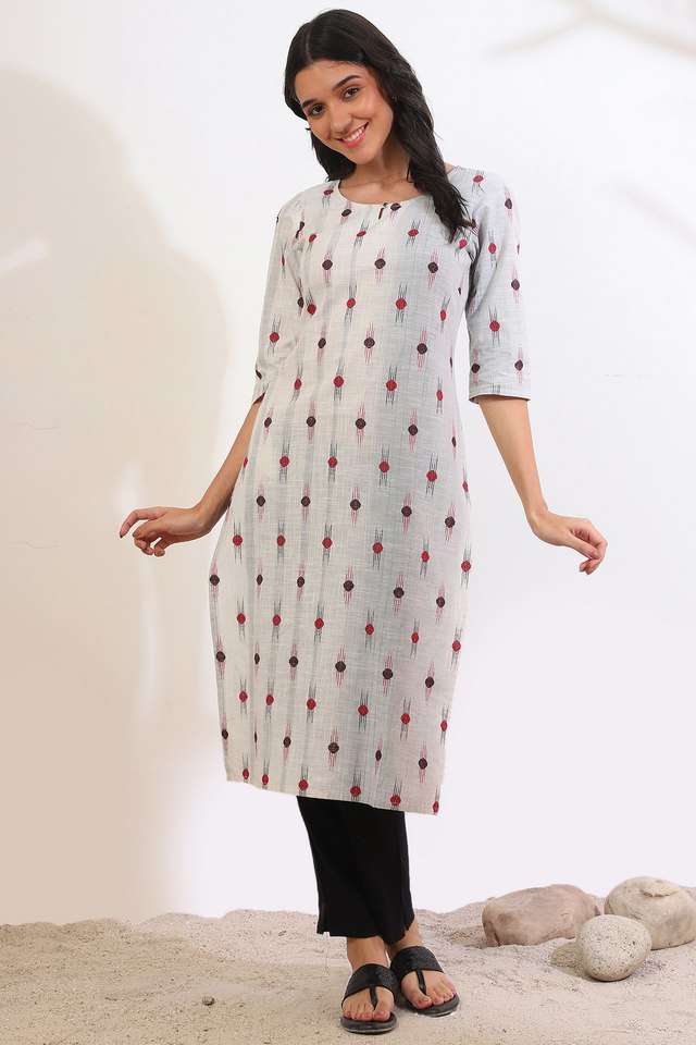 Printed-Blended-Fabric-Regular-Fit-Women-s-Straight-Kurta