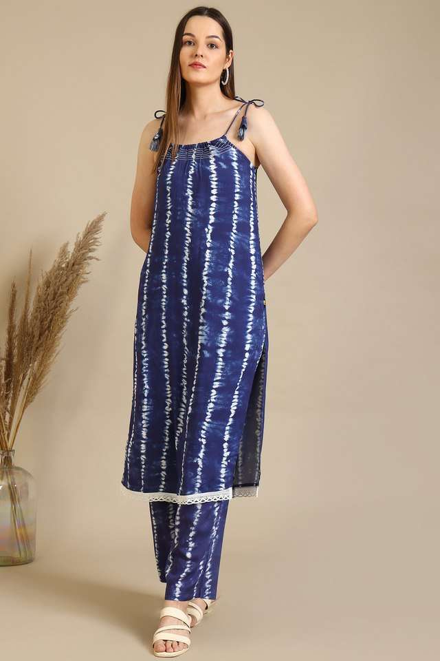 Geometric-Print-Knee-Length-Viscose-Woven-Women-s-Kurta-Set