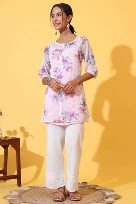 Floral-Polyester-Relaxed-Fit-Women-s-Kurti