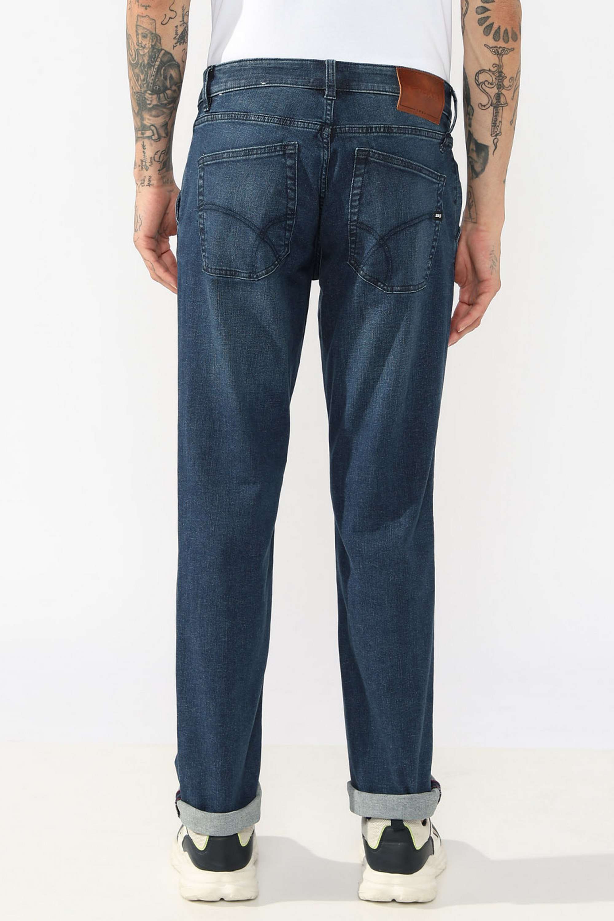 Light-Wash-Cotton-Slim-Fit-Men-s-Jeans