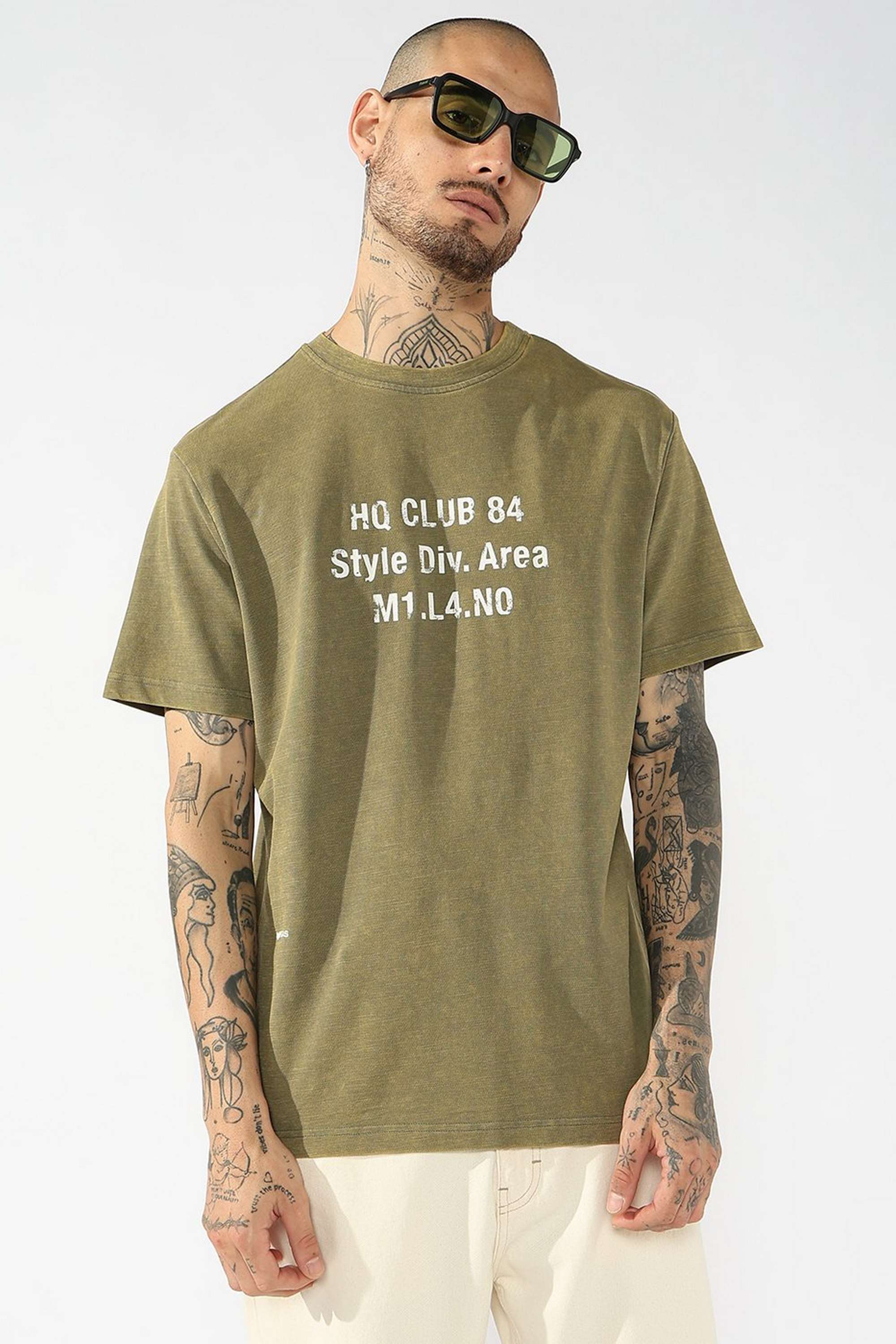 Printed-Blended-Fabric-Round-Neck-Men-s-T-Shirt