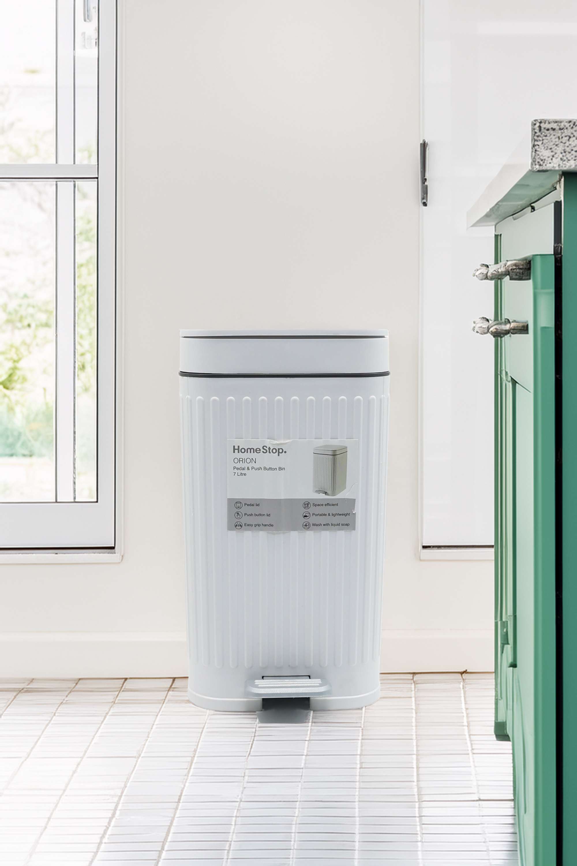 Orion-Ribbed-Pedal-&-Push-Button-Bin-7L