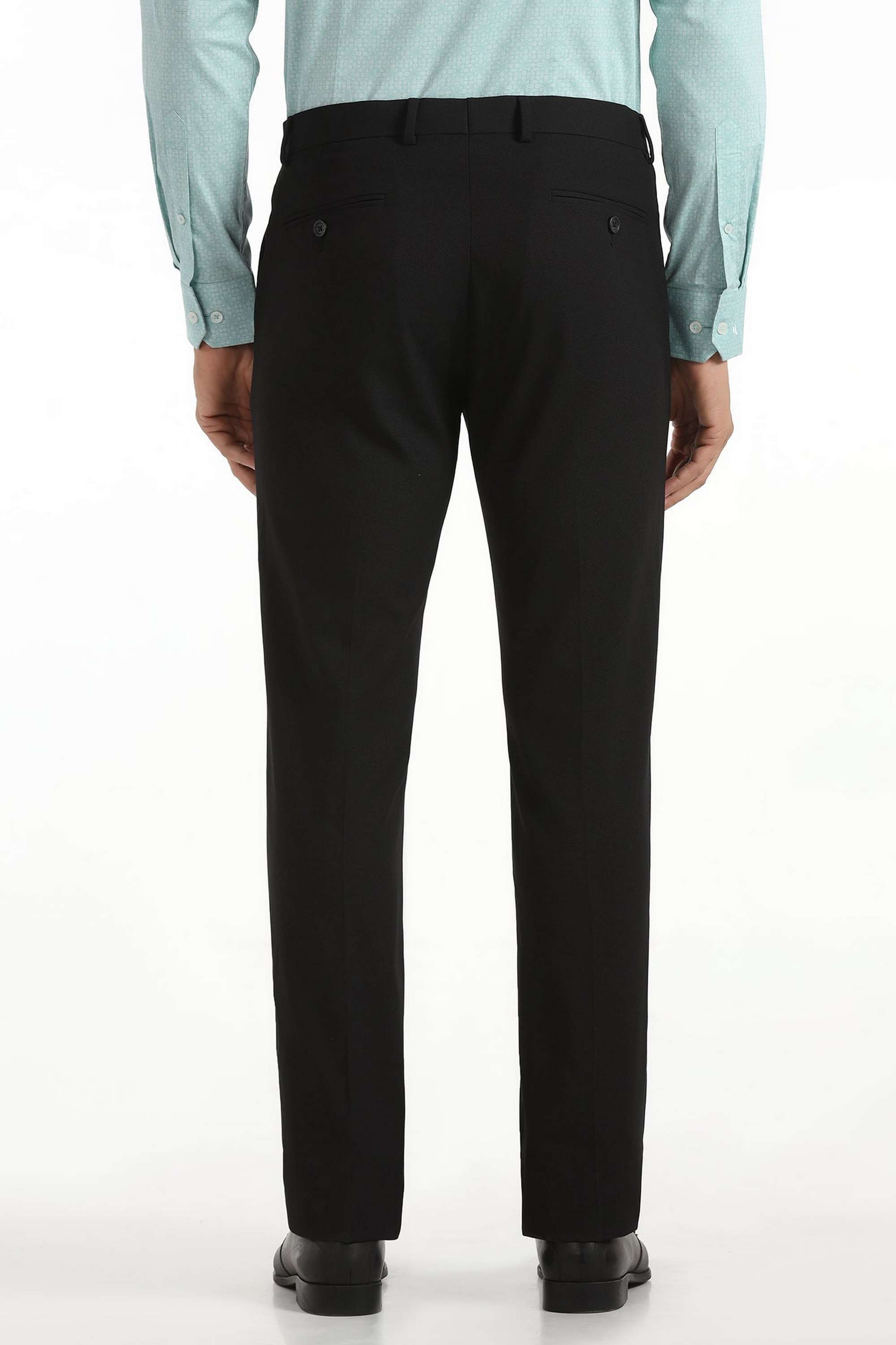 Solid-Polyester-Slim-Fit-Men-s-Trousers