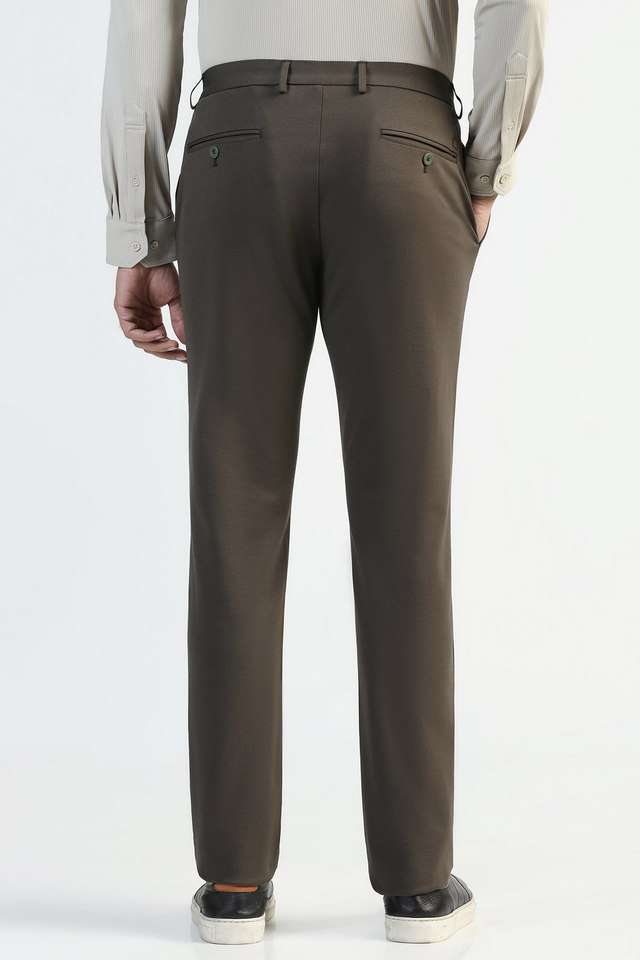 Solid-Cotton-Blend-Slim-Fit-Men-s-Formal-Wear-Trousers