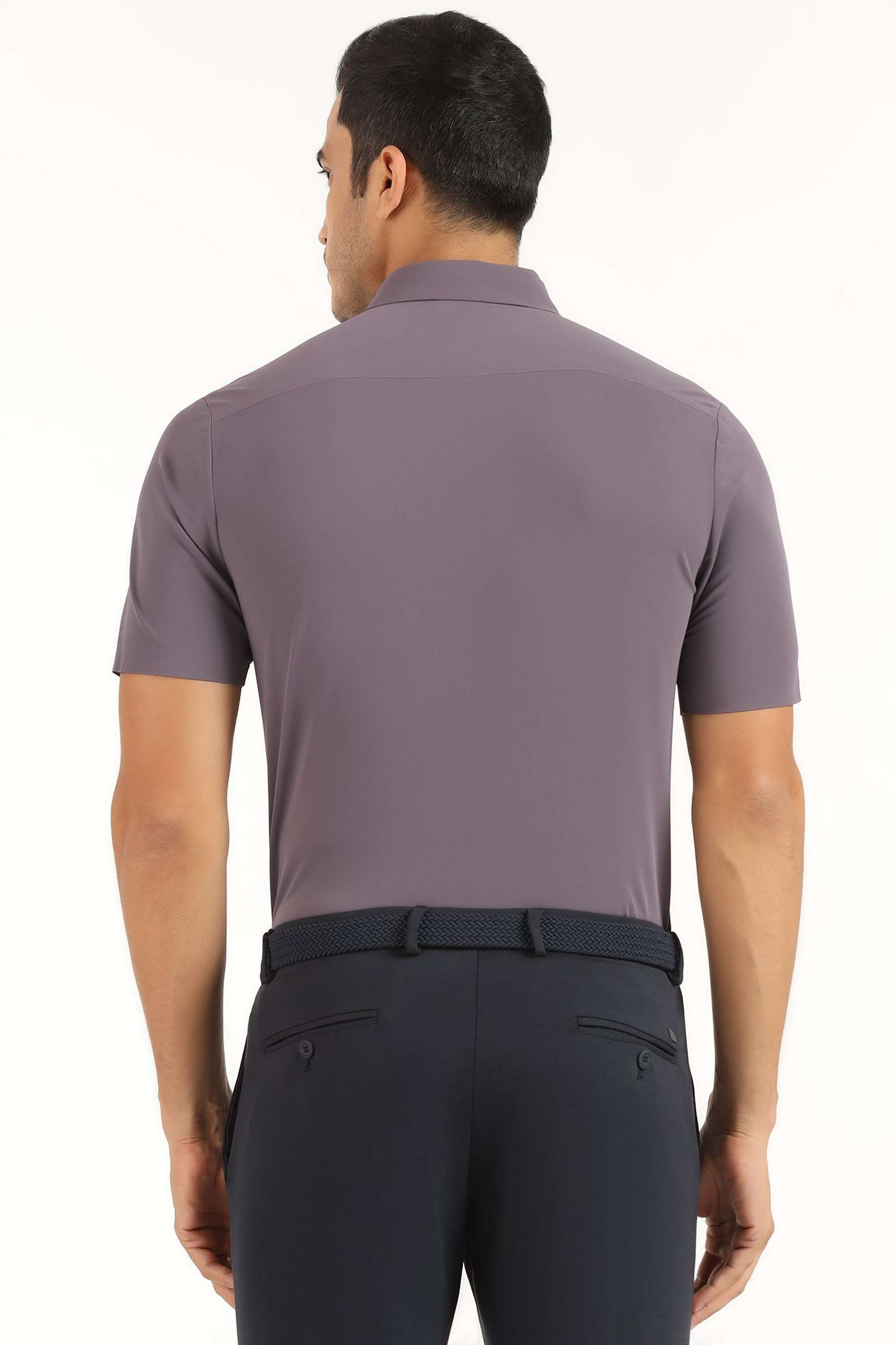 Dobby-Nylon-Slim-Fit-Men-s-Shirt