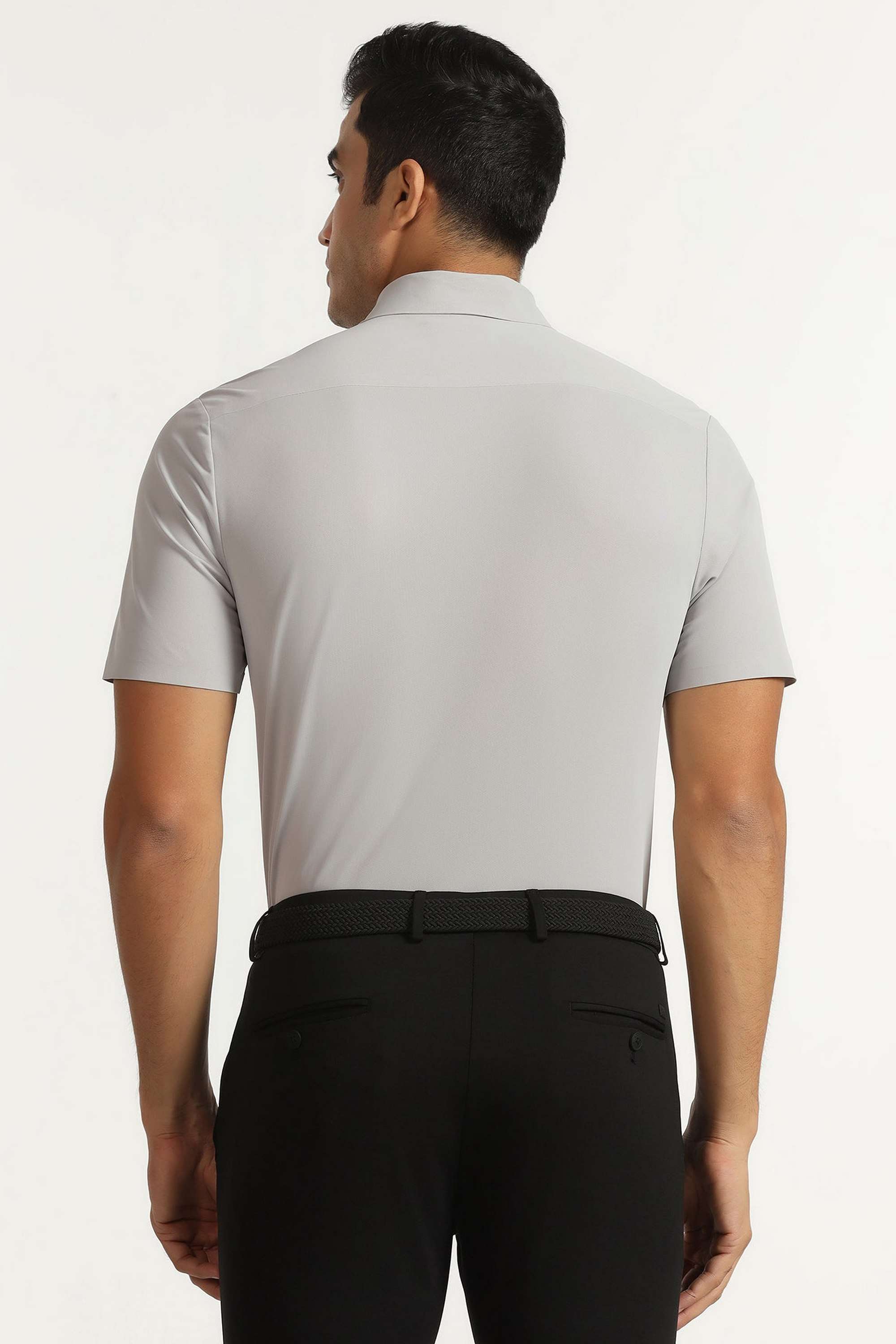 Dobby-Nylon-Slim-Fit-Men-s-Shirt