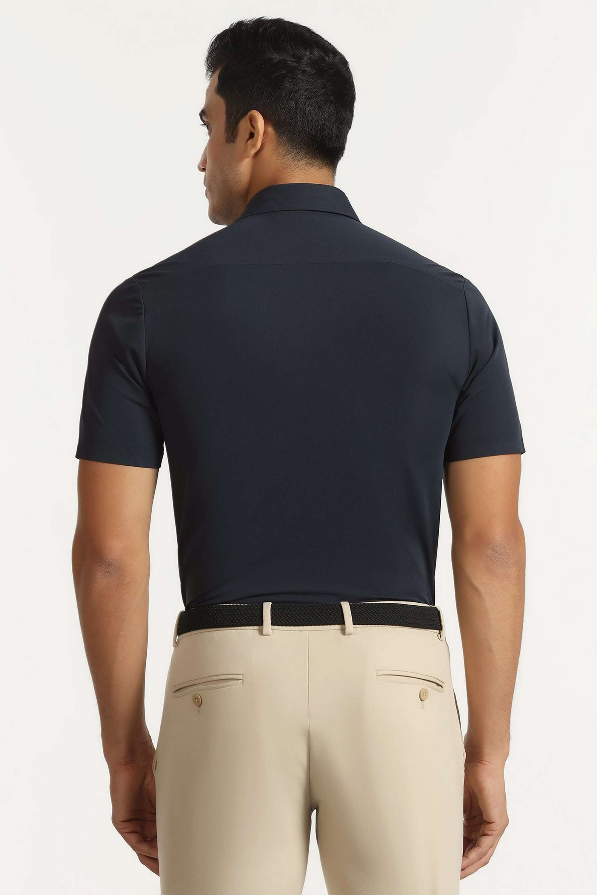 Dobby-Nylon-Slim-Fit-Men-s-Shirt