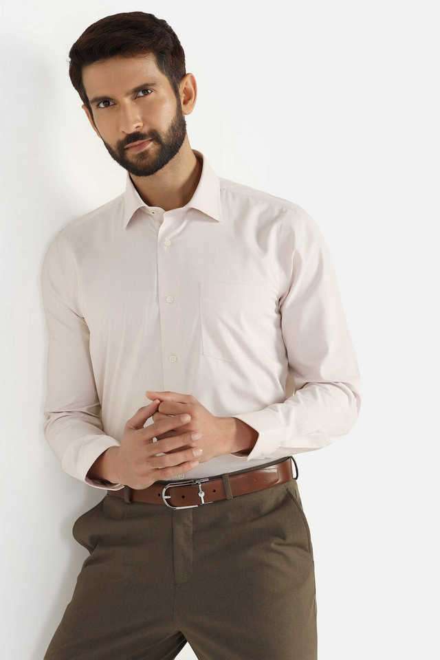 Dobby-Cotton-Blend-Slim-Fit-Men-s-Formal-Wear-Shirt