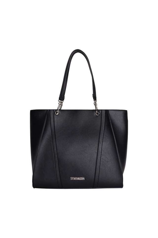 Solid-Pu-Zipper-Closure-WoMen-s-Tote-Bag