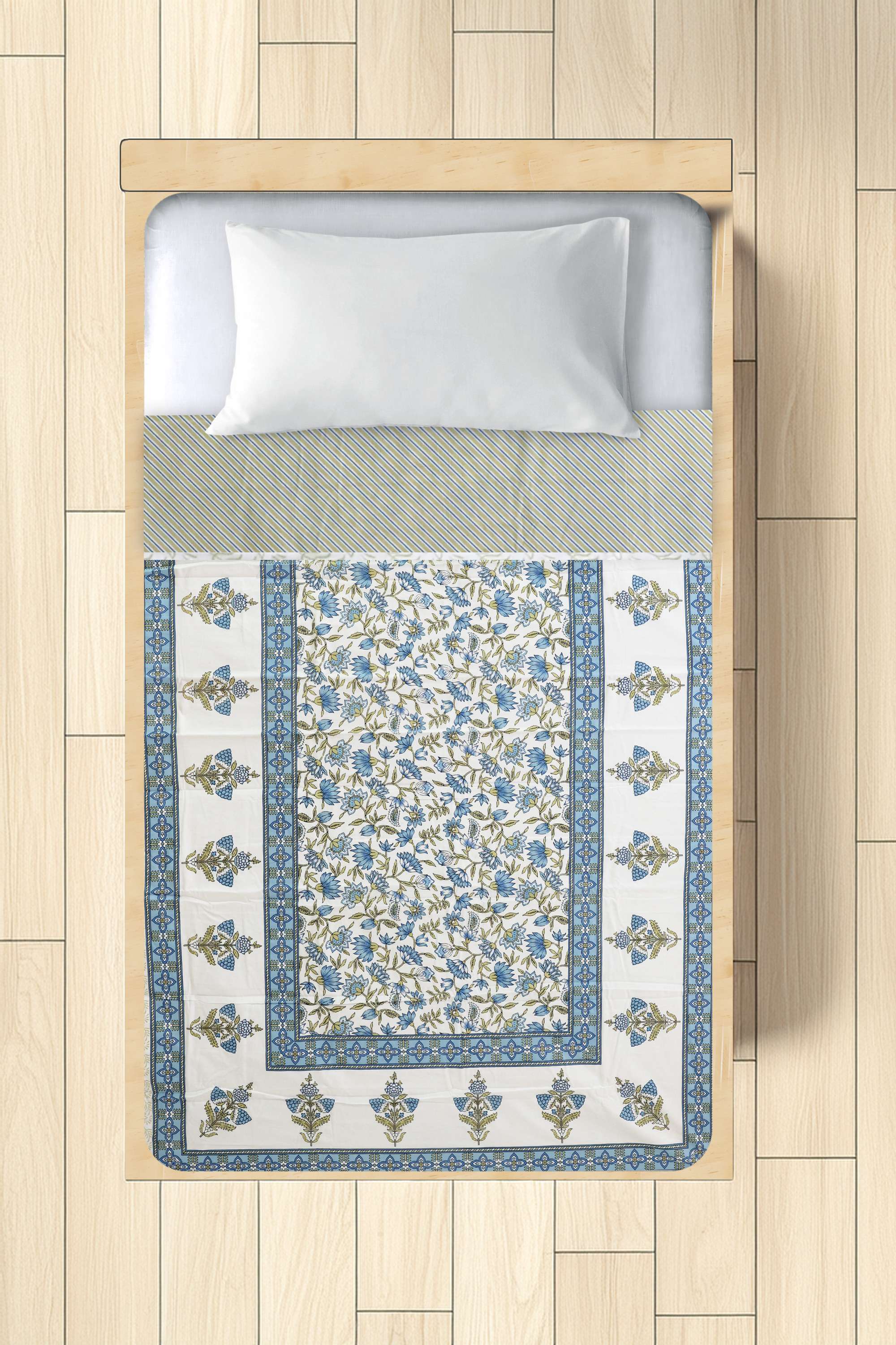 Gi-Gulmohar-Jaal-Blue-Dohar-140X224Cm