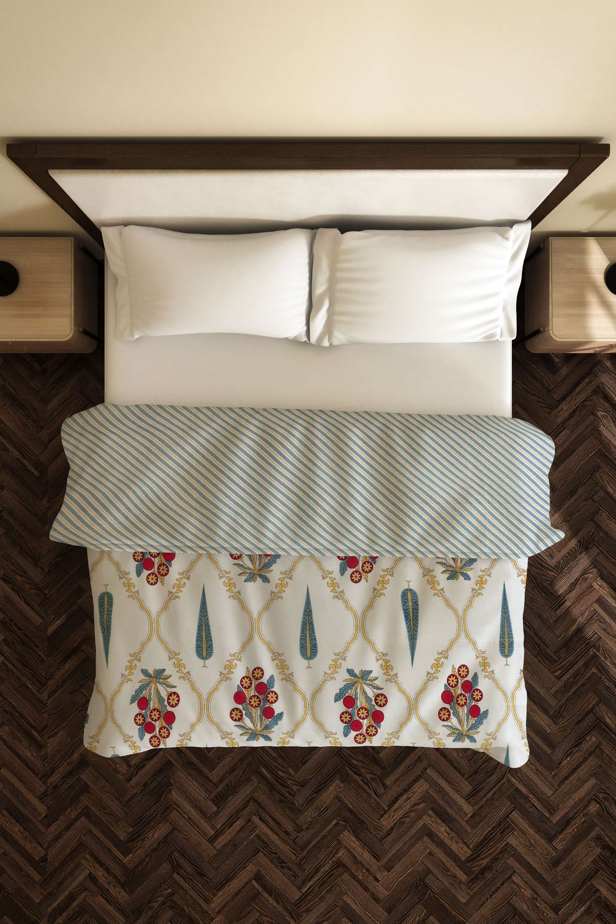 Gi-Gulmohar-Meadow-Pink-Dohar-224X270Cm