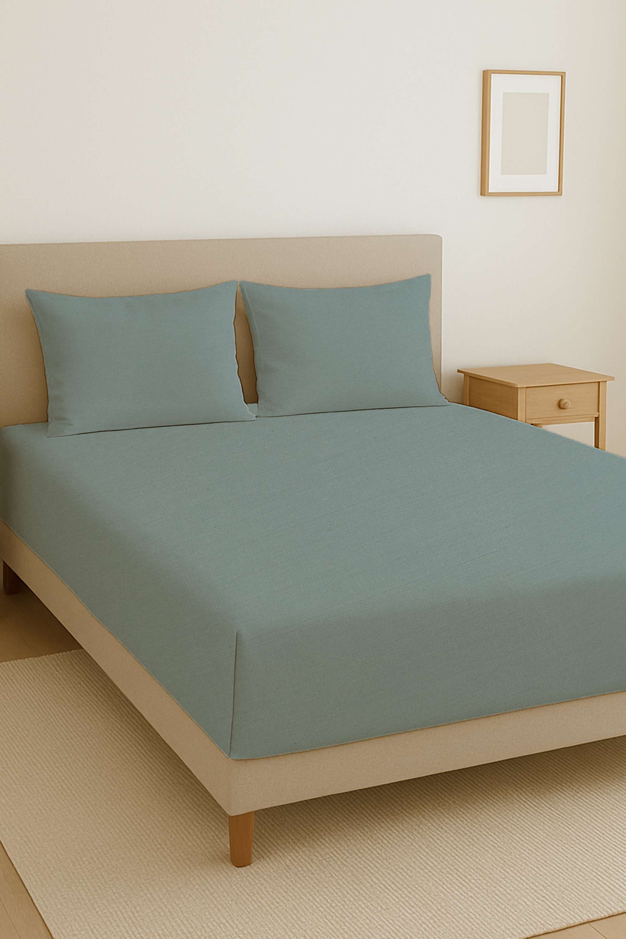 Velour-Hues-210-TC-Solid-Cotton-King-Bedsheet