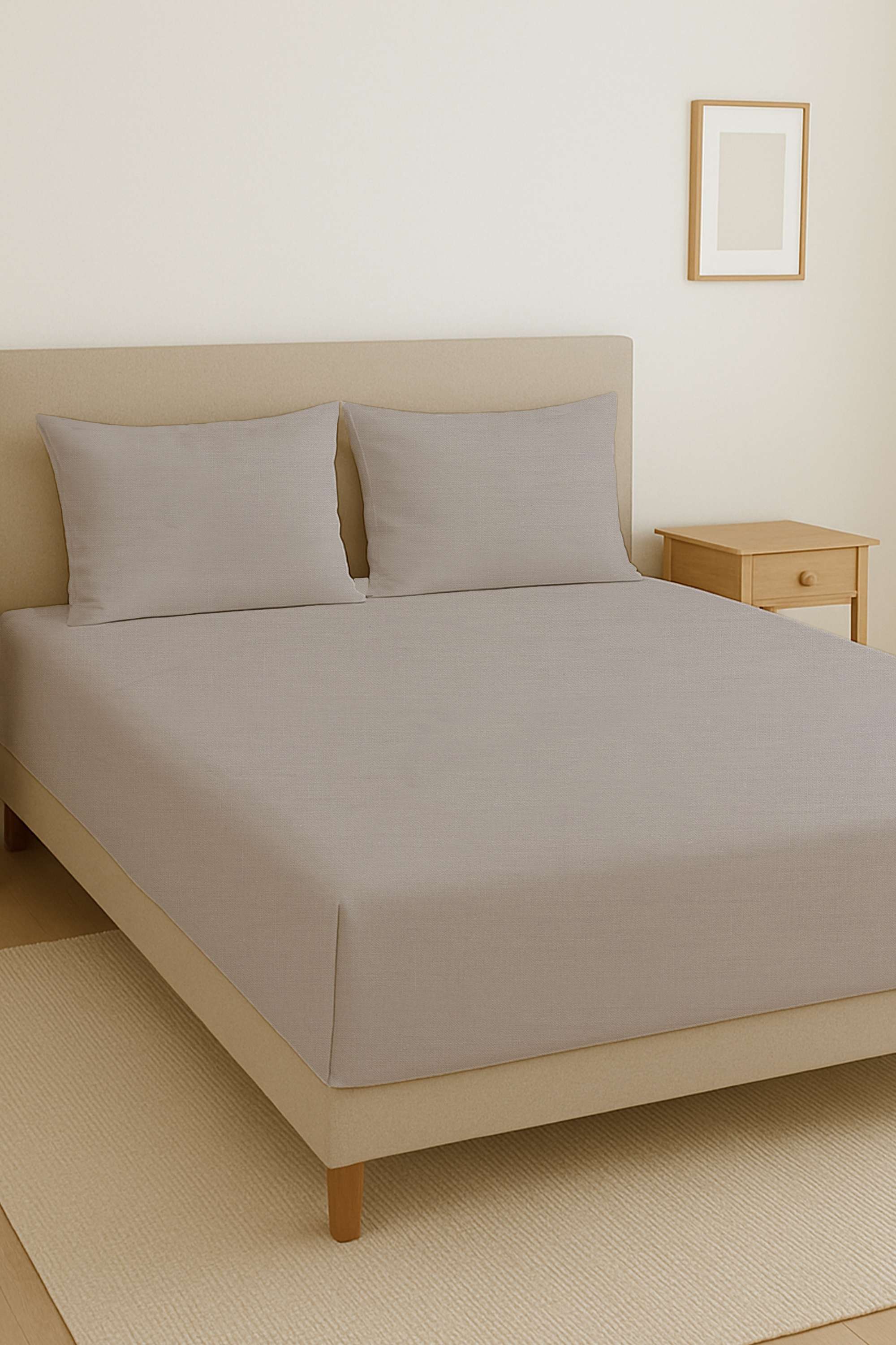 Velour-Hues-210-TC-Solid-Cotton-King-Bedsheet
