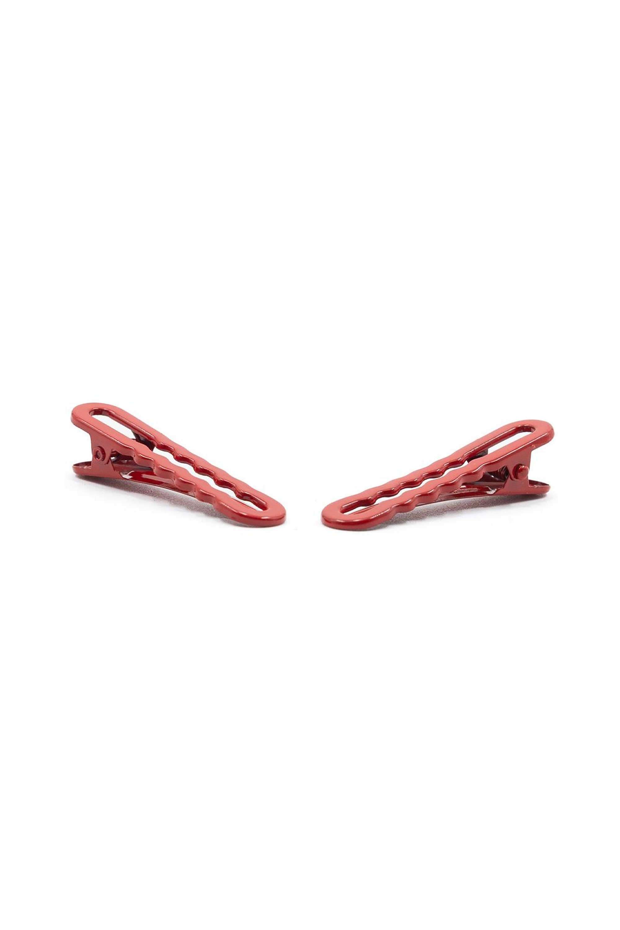 Hair-Clips---Red -Pack-of-2