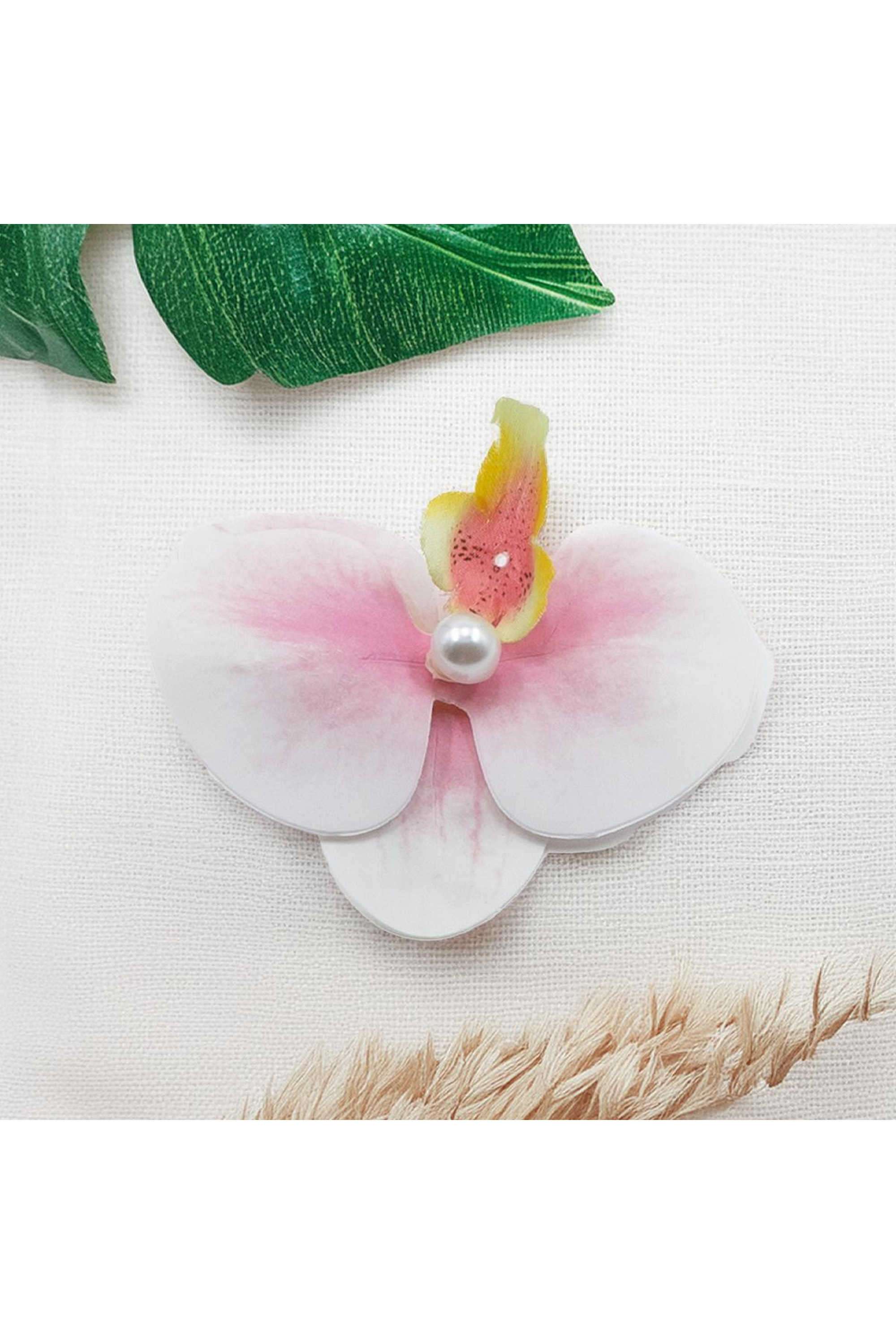 Floral-Hair-Clip---Peach