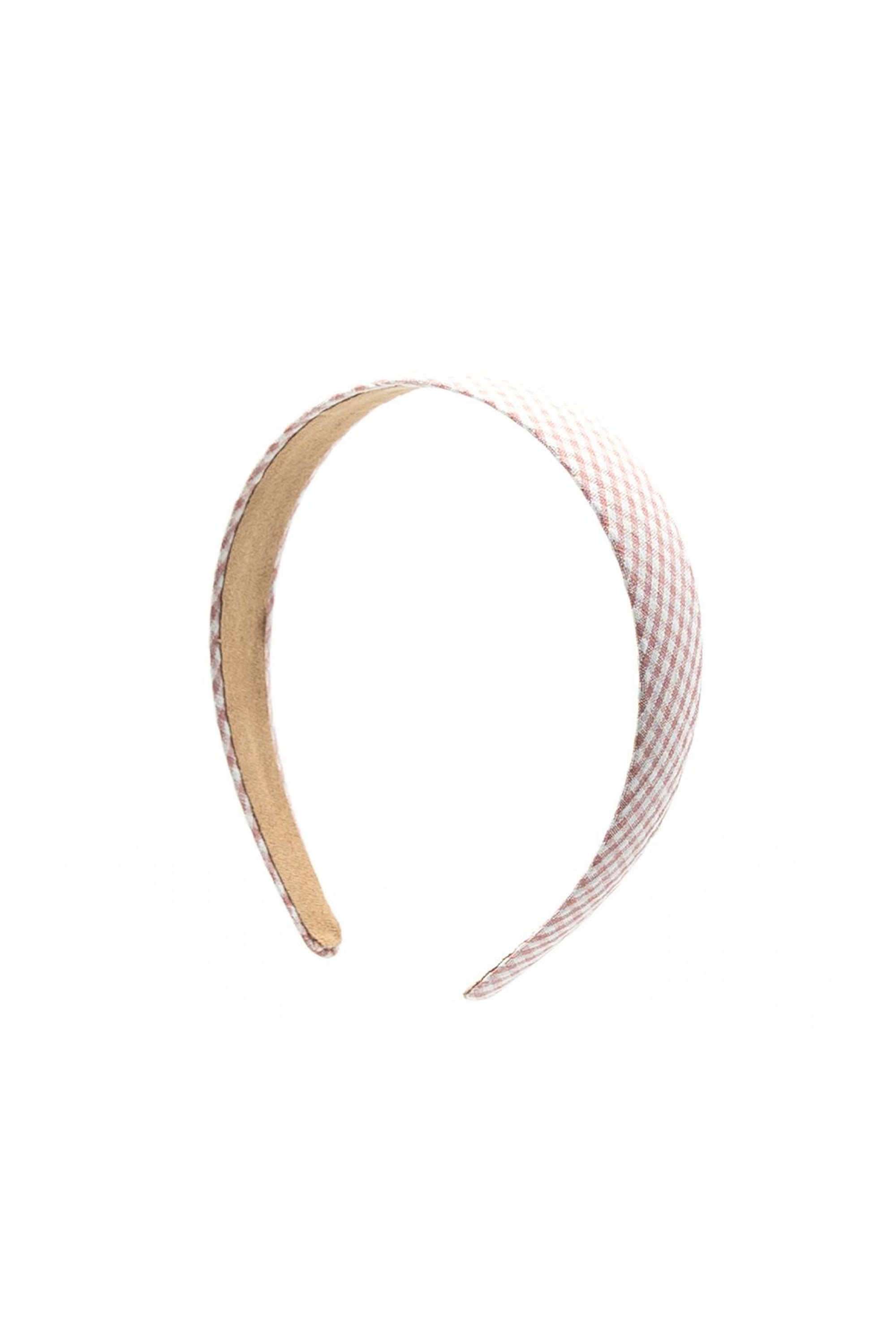 Head-Band---Pink-Gingham