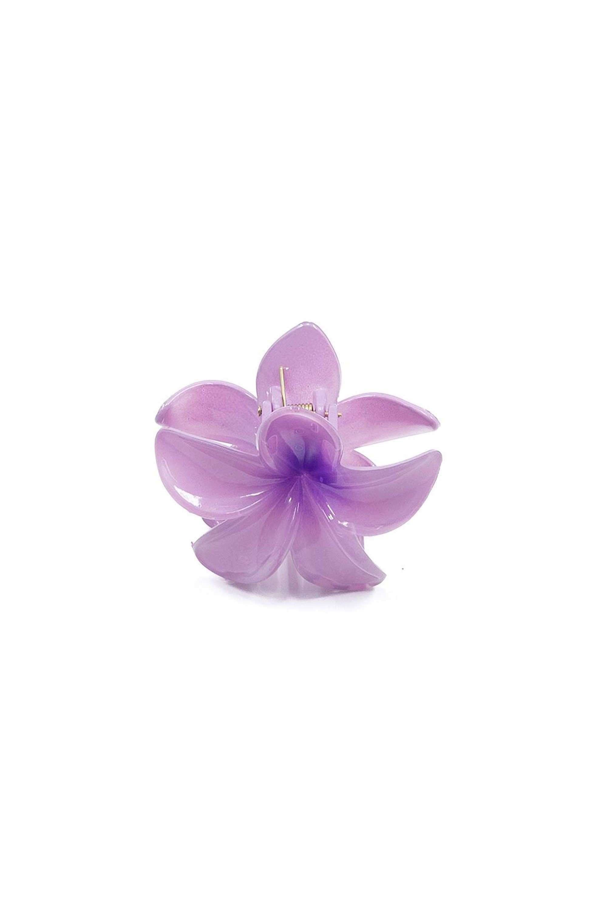 Floral-Hair-Clutch---Lavender