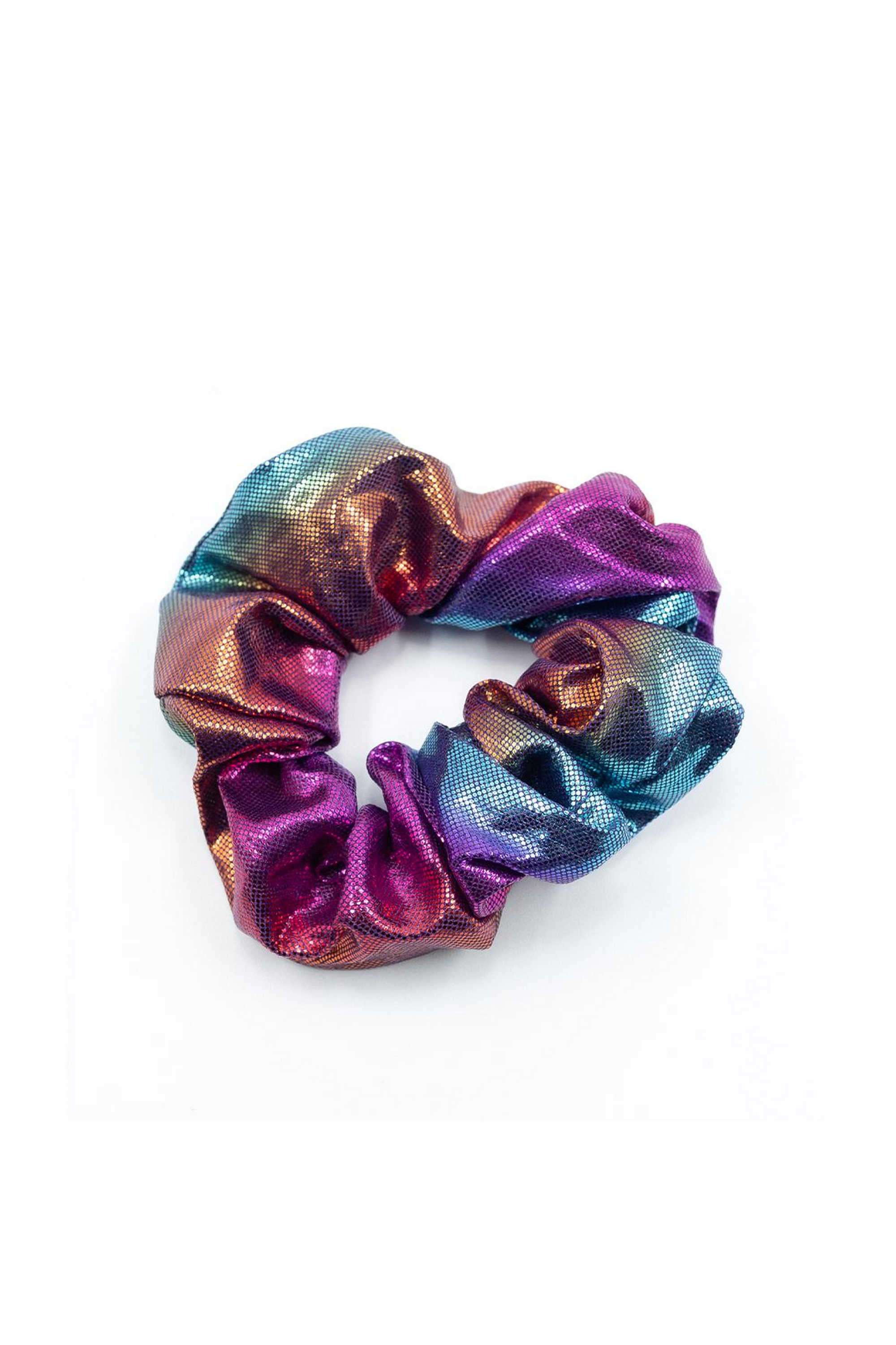 Metallic-Hair-Scrunchie