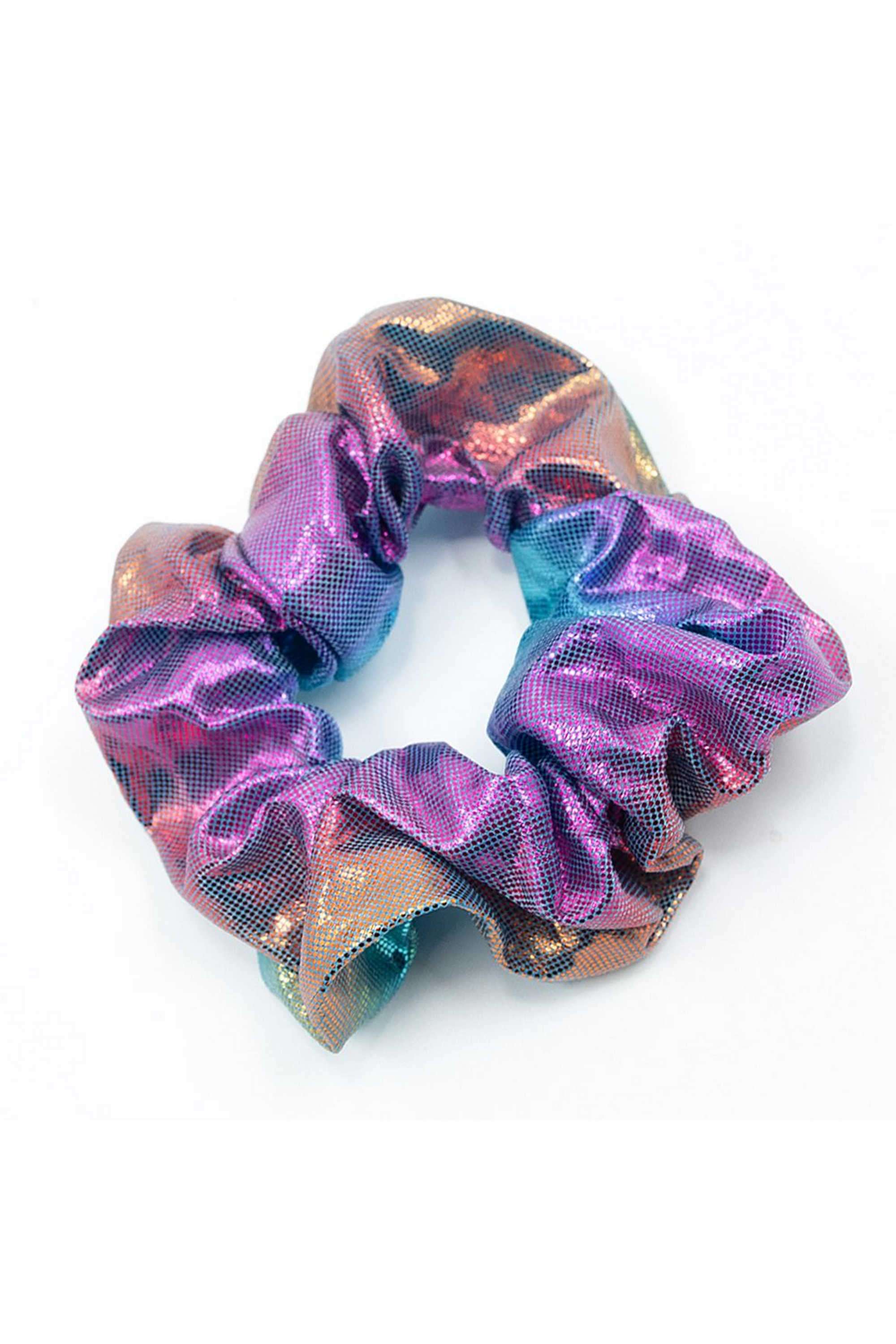 Metallic-Hair-Scrunchie