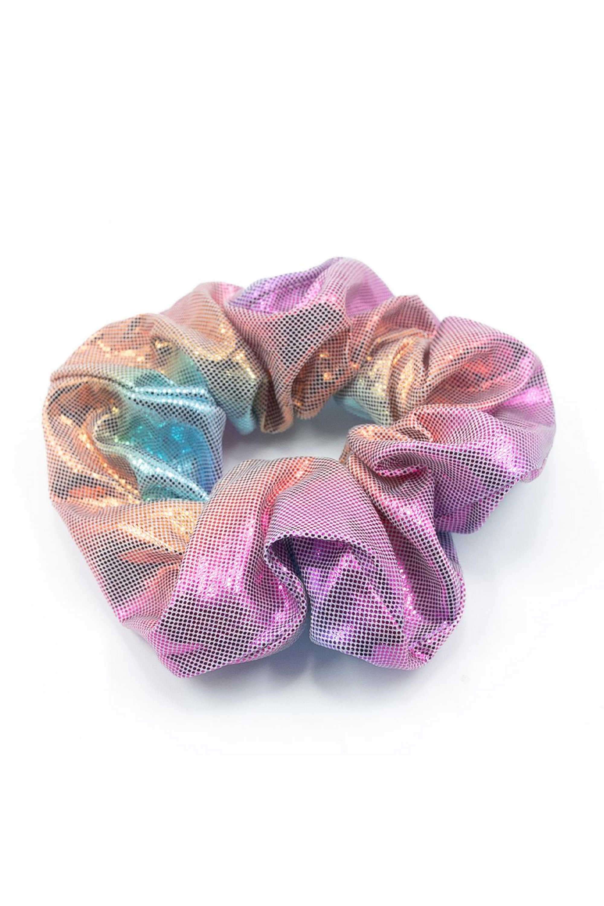 Metallic-Hair-Scrunchie