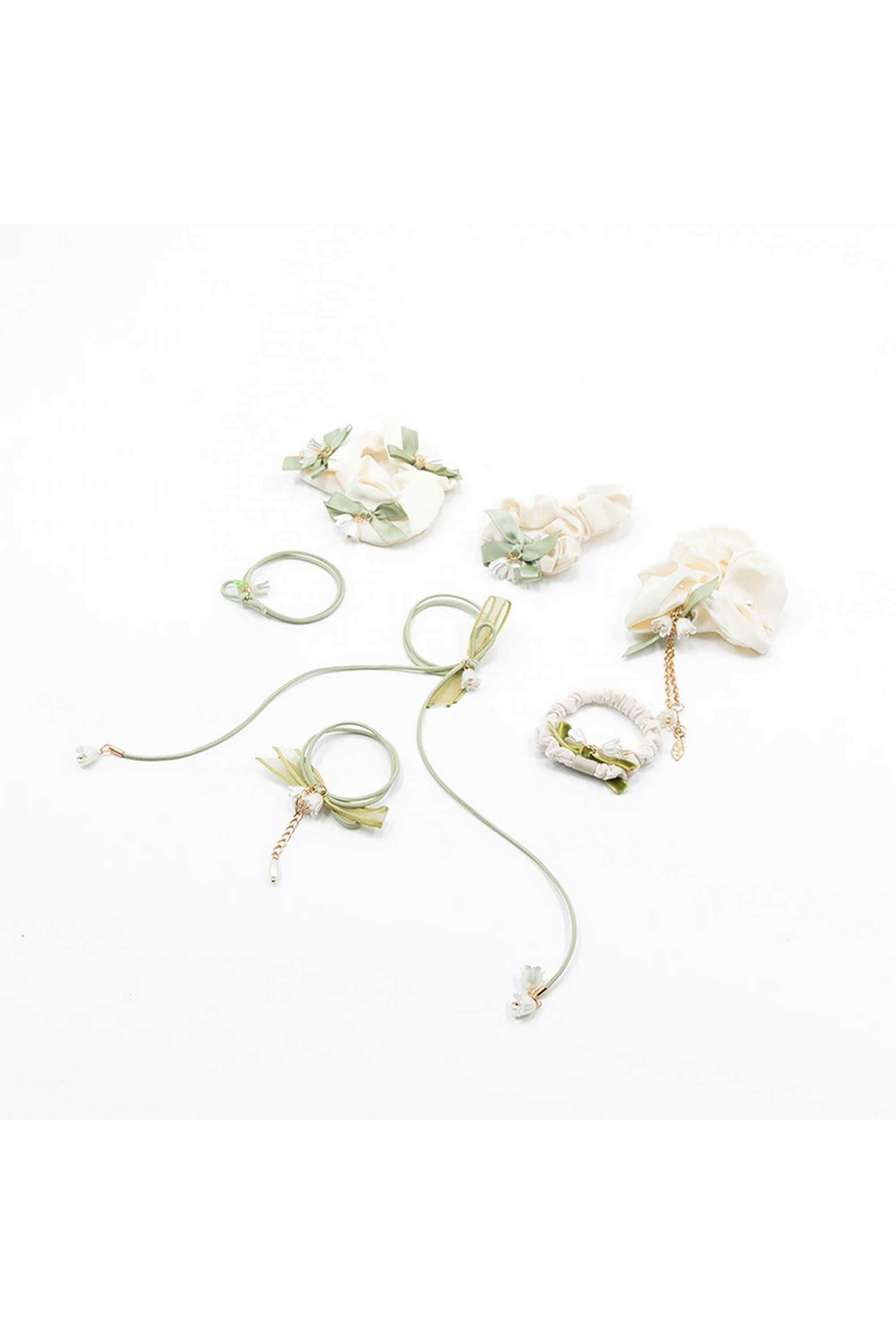 Hair-Scrunchie---Pack-of-7