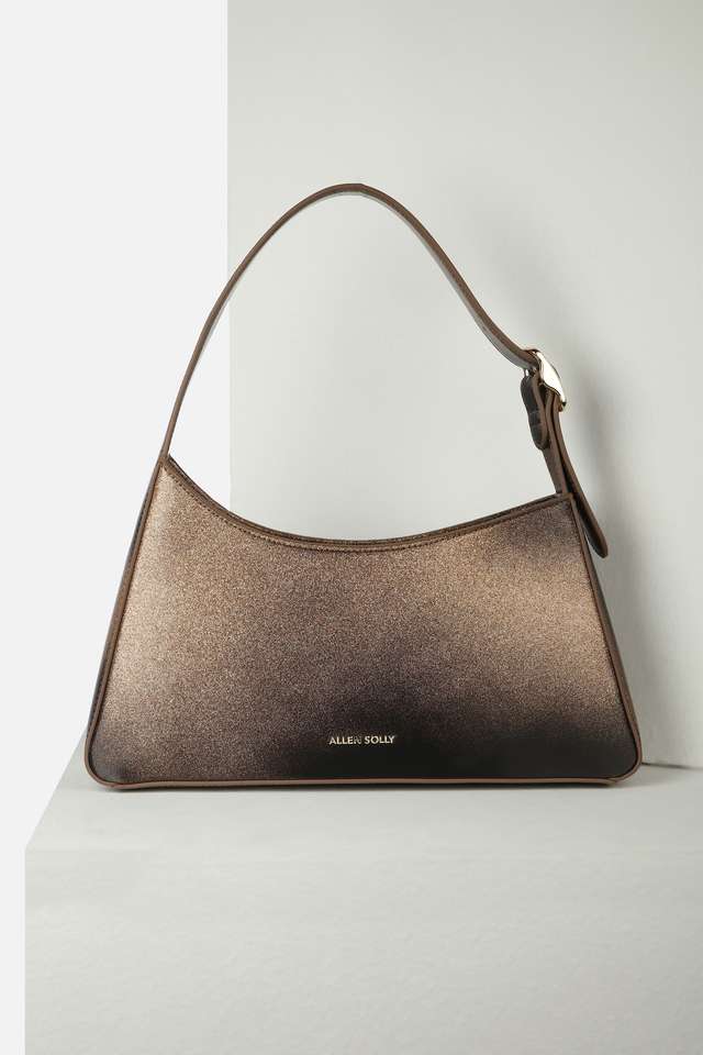 Solid-Polyester-Zipper-Closure-Shoulder-Bag