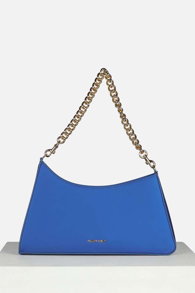 Solid-Polyester-Zipper-Closure-Shoulder-Bag