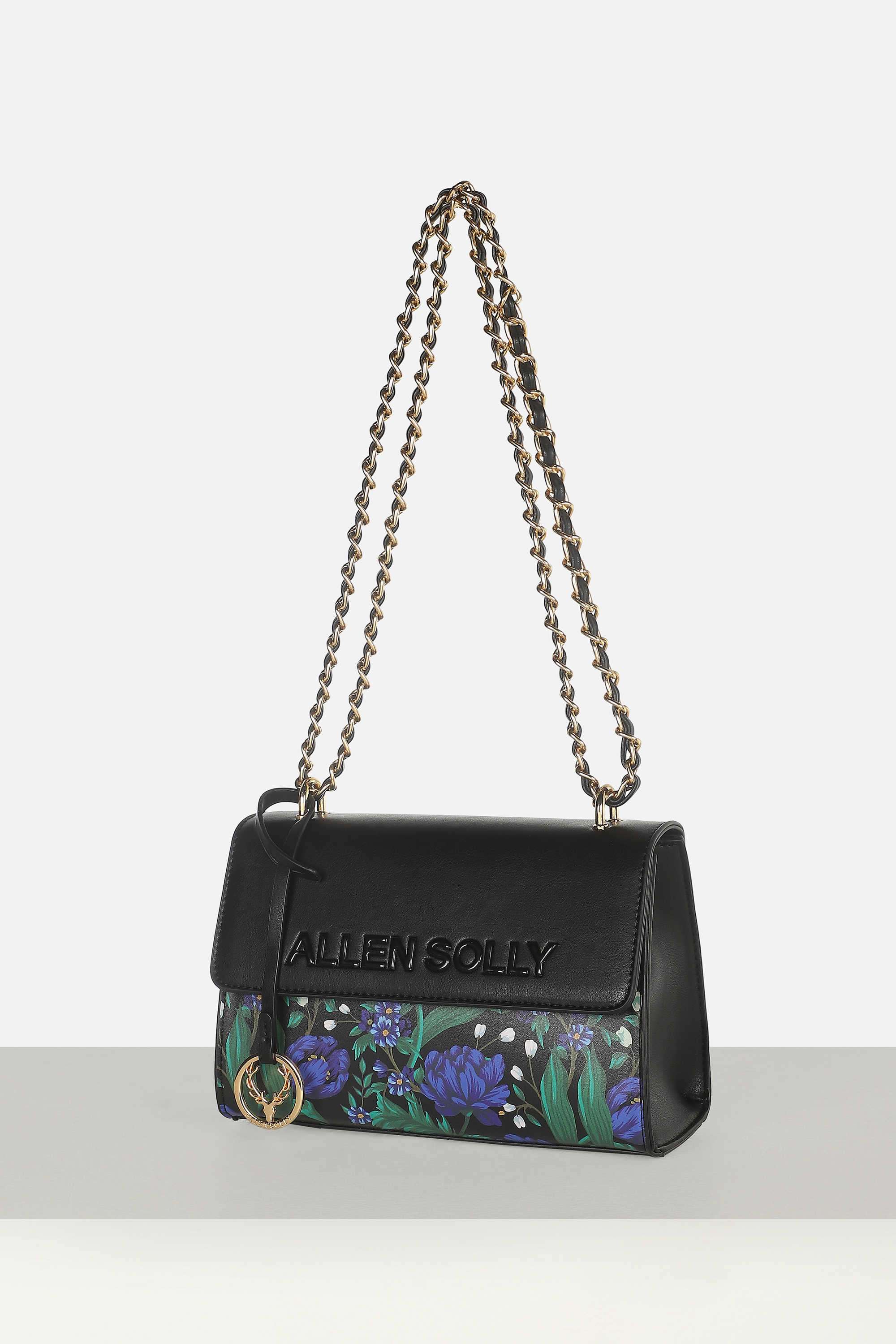 Button-Vintage-Florals-Polyurethane-Women-s-Casual-Wear-Sling-Bag
