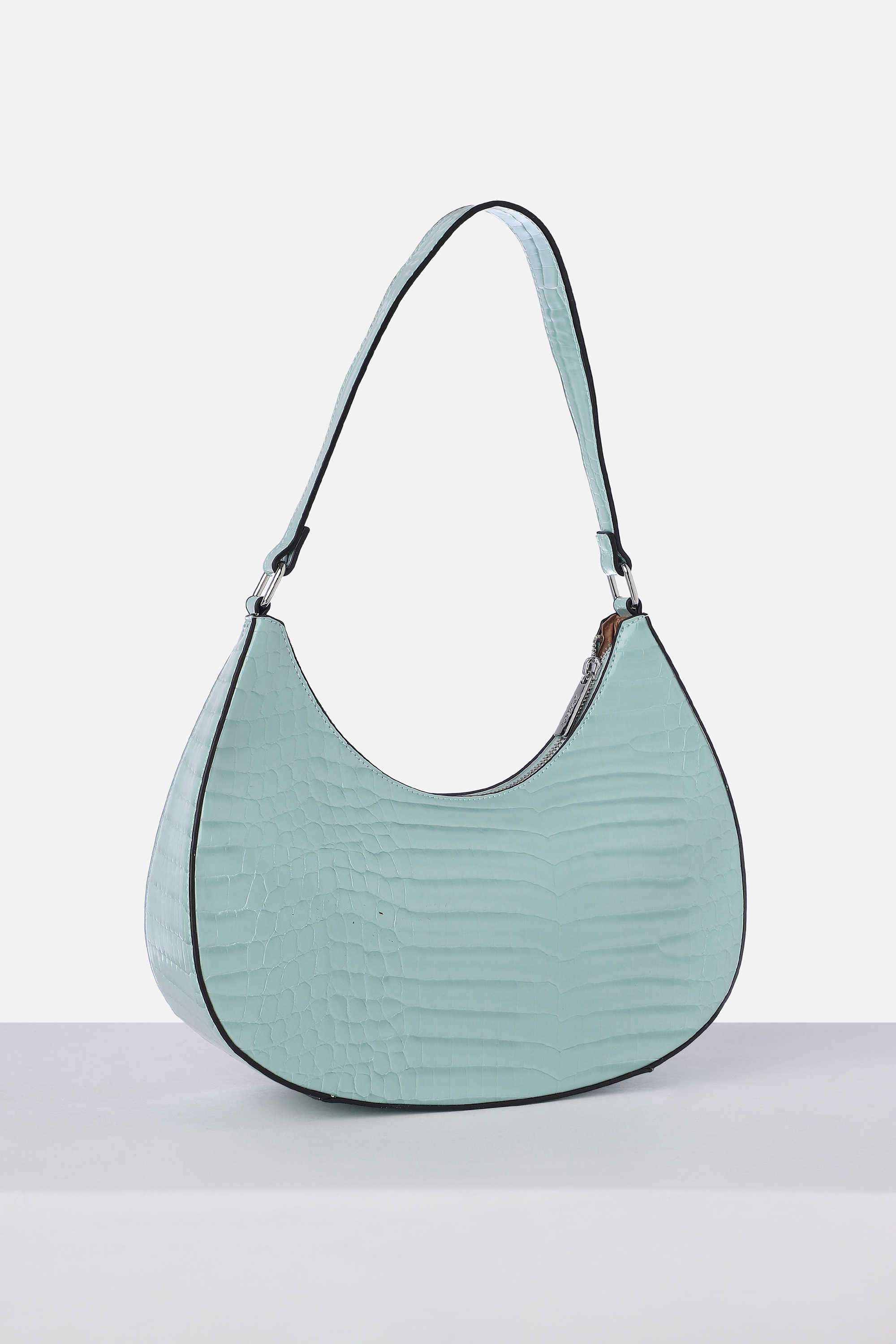 Zipper-Tactile-Texture-Polyurethane-Women-s-Casual-Wear-Shoulder-Bag