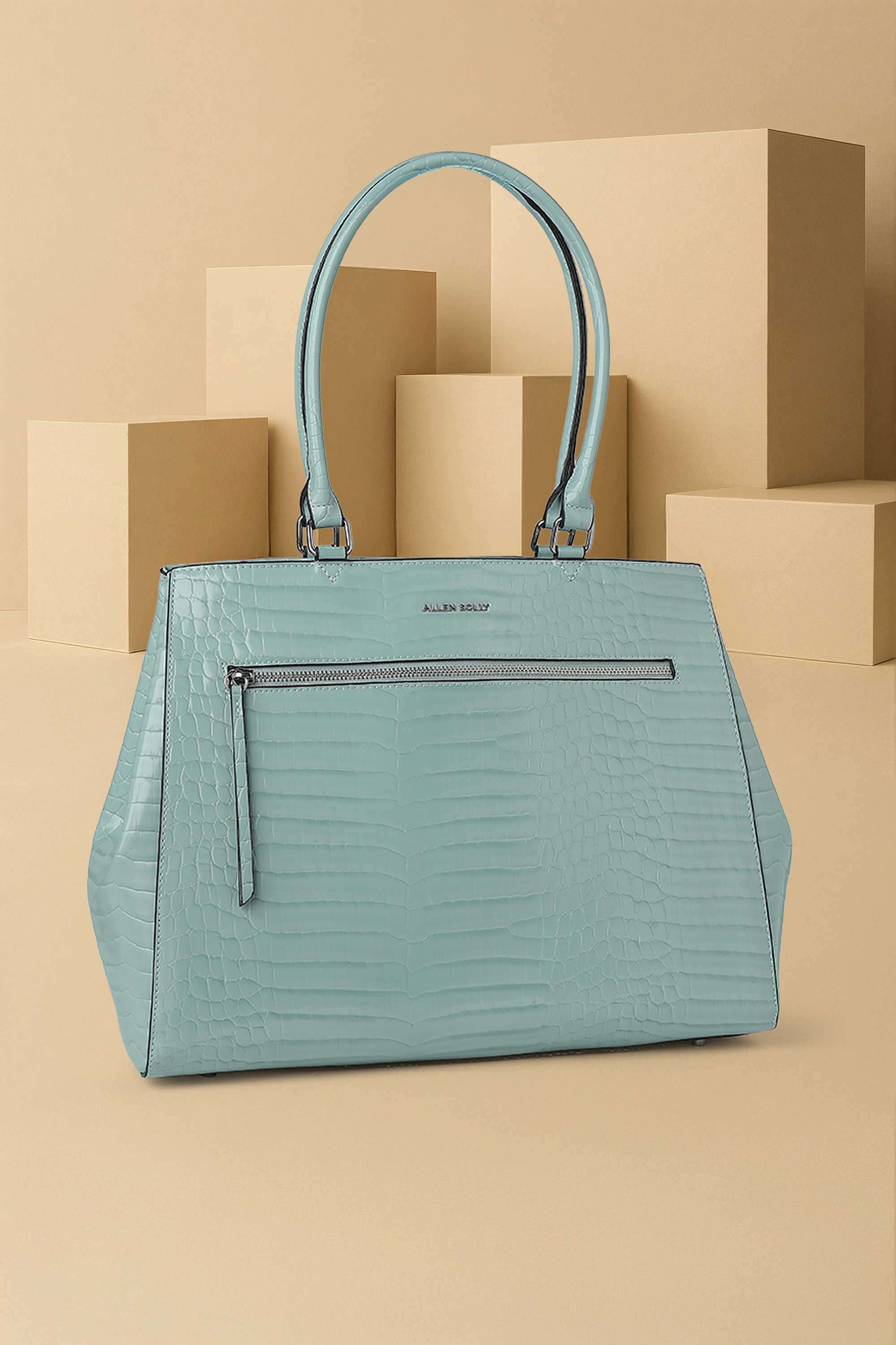 Zipper-Tactile-Texture-Polyurethane-Women-s-Casual-Wear-Laptop-Bag