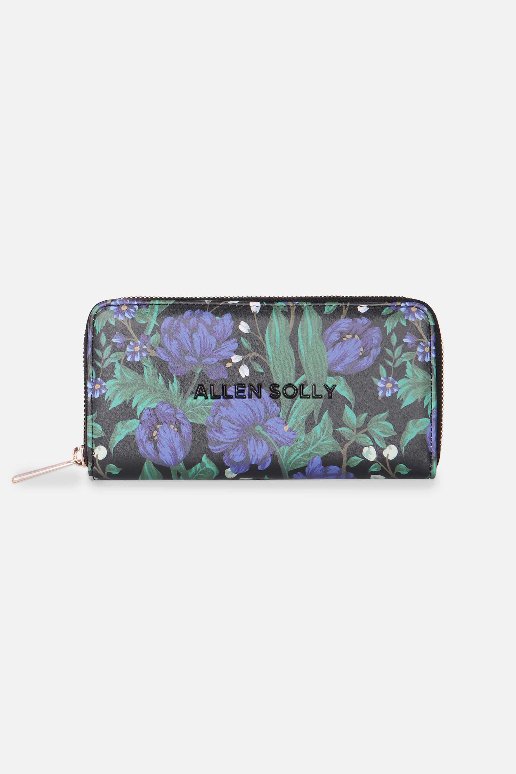 Zipper-Vintage-Florals-Polyurethane-Women-s-Casual-Wear-Wallet