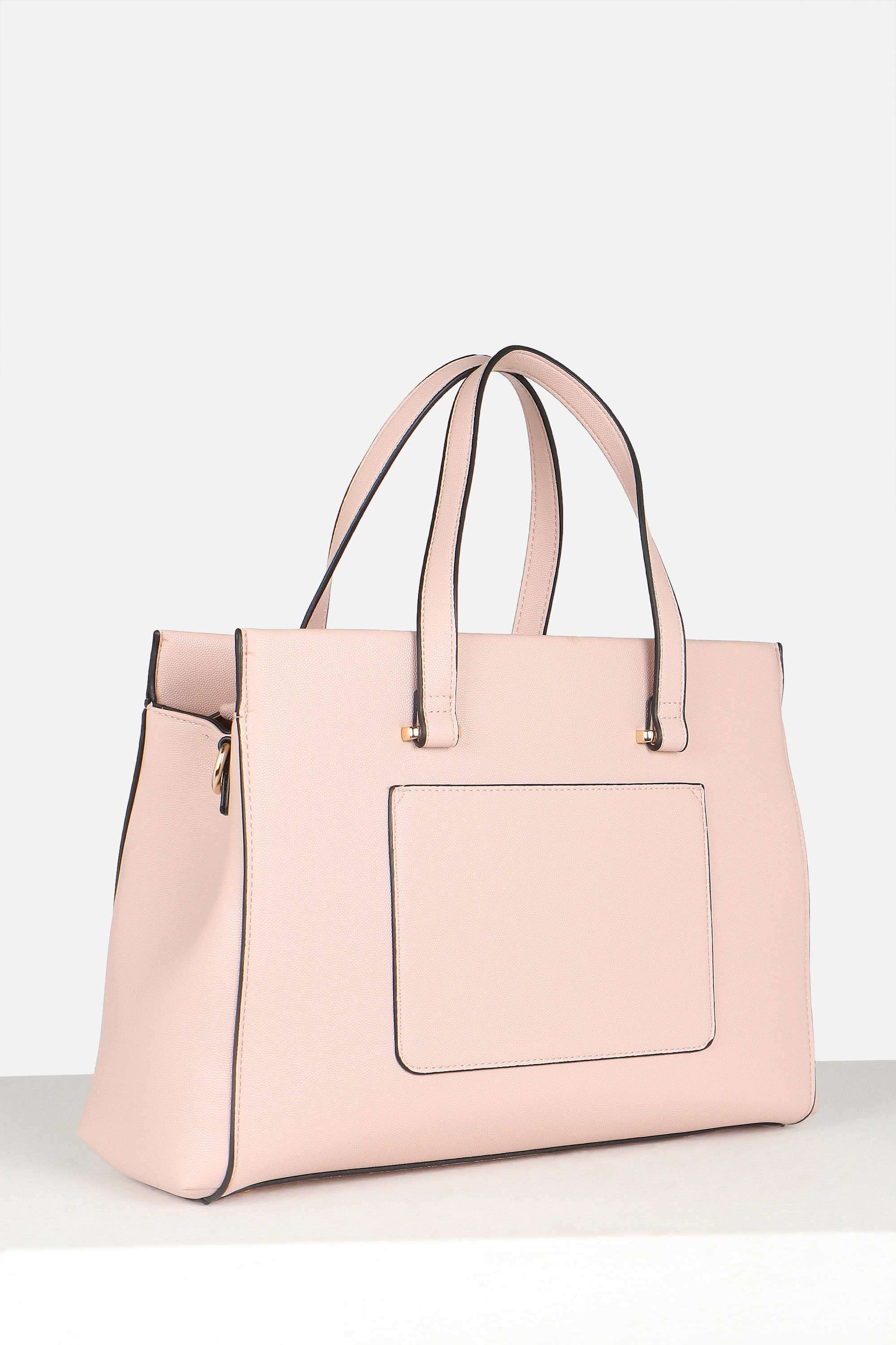 Zipper-Workleisure-Polyurethane-Women-s-Casual-Wear-Tote-Bag