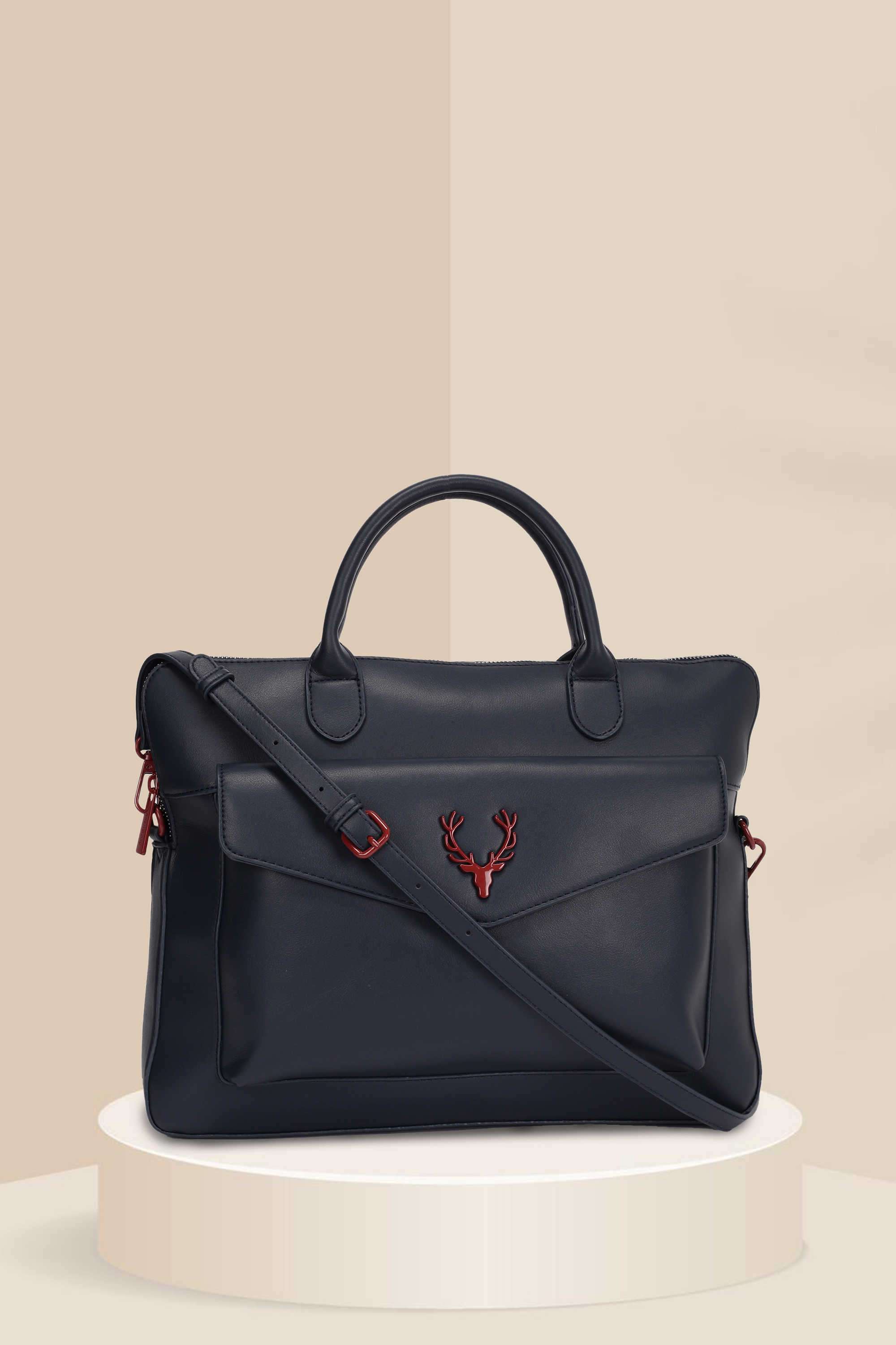 Zipper-Product-Play-Luxury-Stag-Polyurethane-Women-s-Casual-Wear-Laptop-Bag