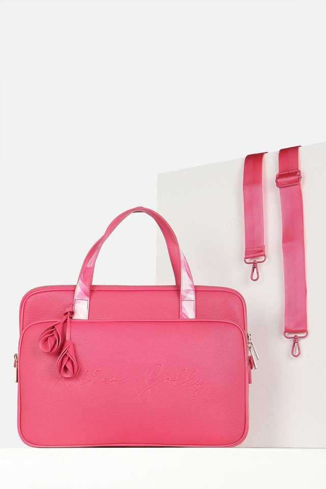 PU-Zipper-Closure-Women-s-Laptop-Bag
