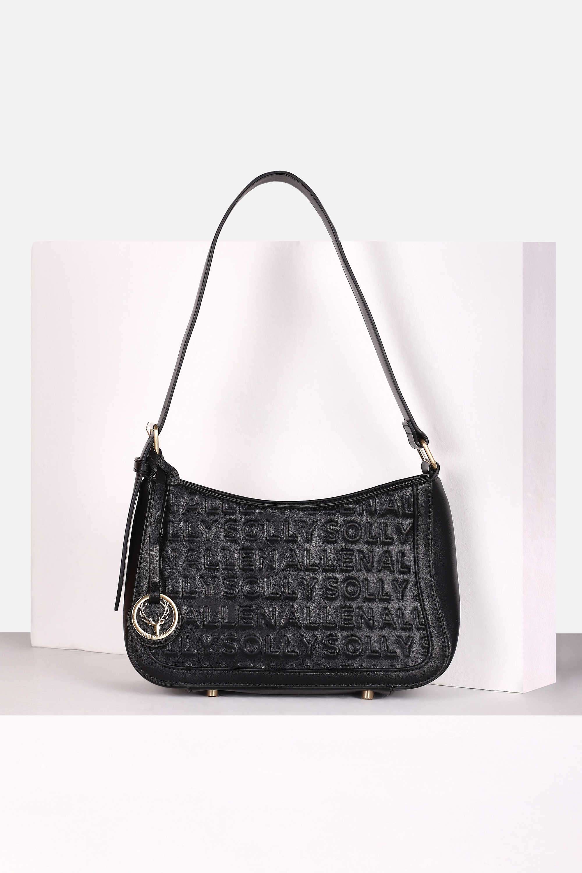Zipper-Bold-Impressions-Polyurethane-Women-s-Casual-Wear-Hobo