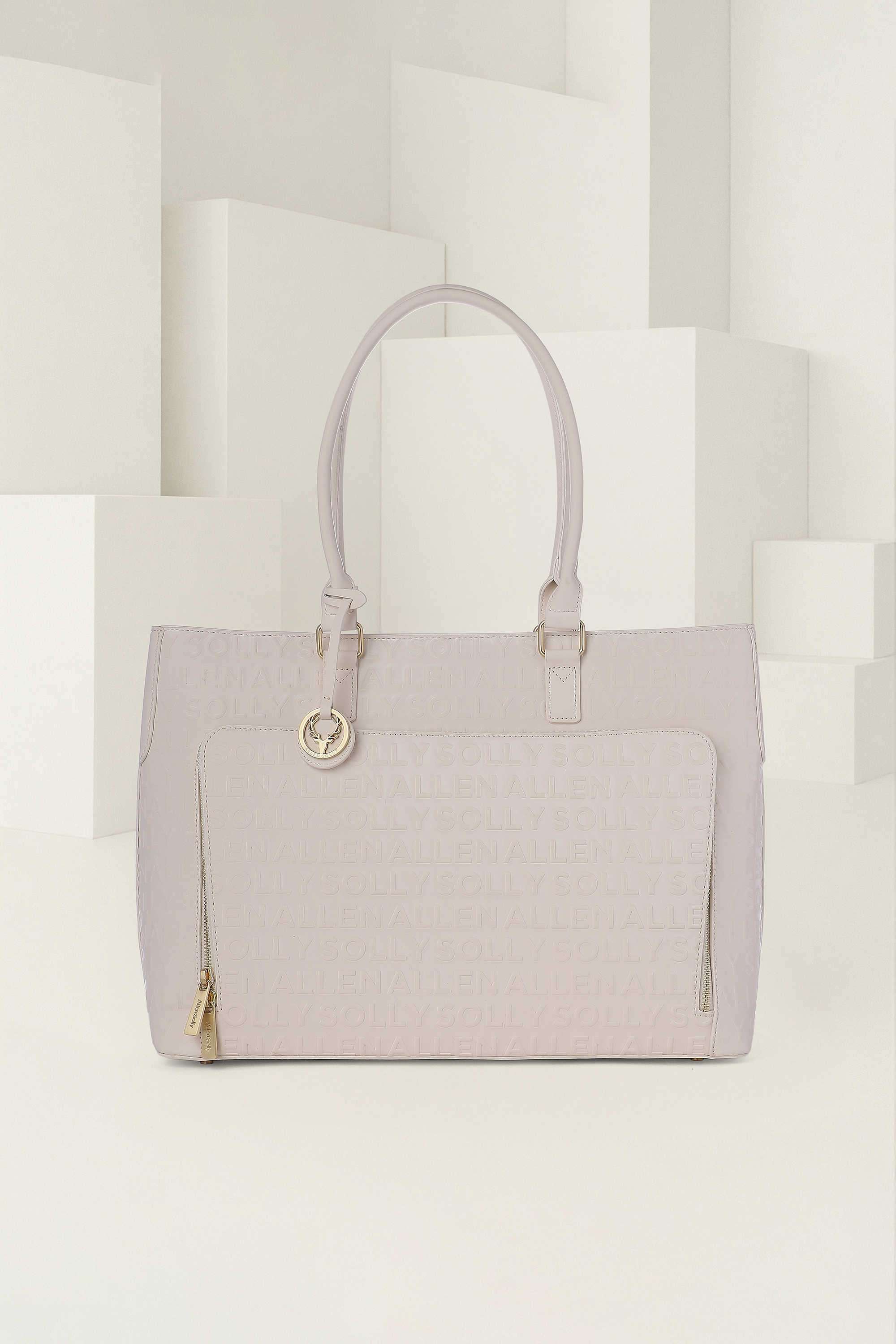 Zipper-Bold-Impressions-Polyurethane-Women-s-Casual-Wear-Tote-Bag