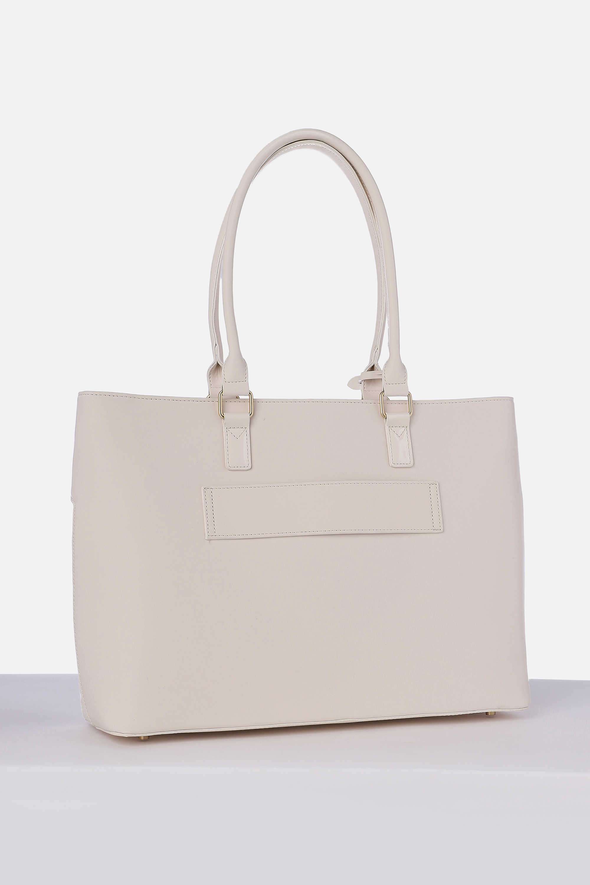 Zipper-Bold-Impressions-Polyurethane-Women-s-Casual-Wear-Tote-Bag