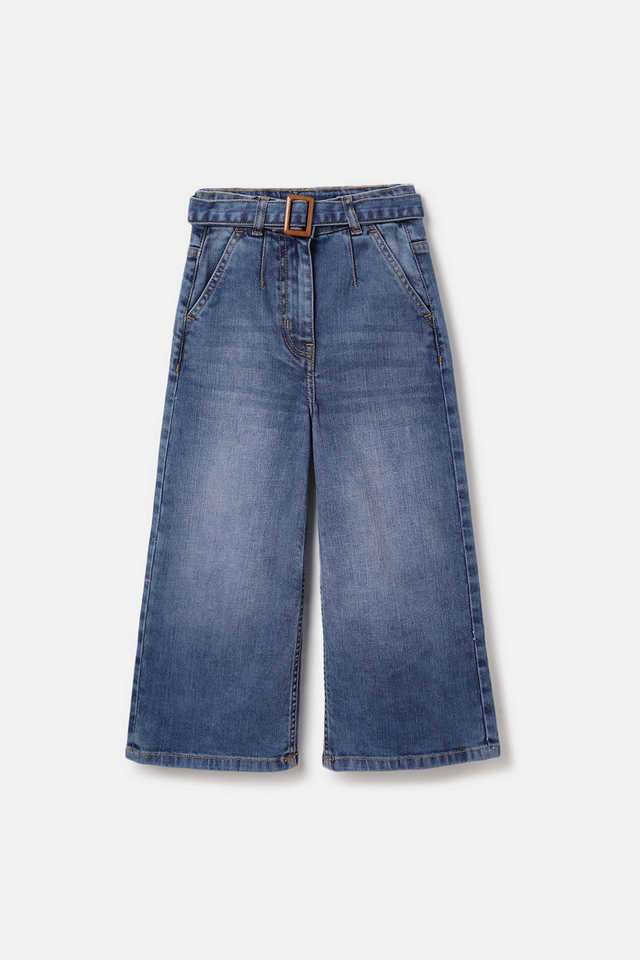 Solid-Cotton-Flared-Fit-Girls-Jeans