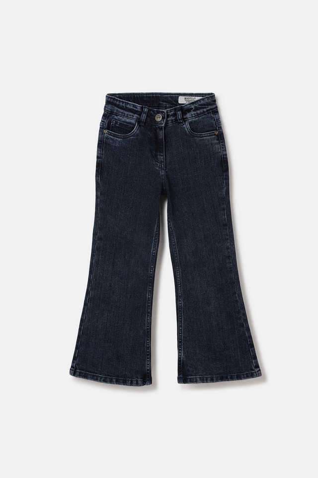 Solid-Cotton-Blend-Bootcut-Fit-Girls-Jeans