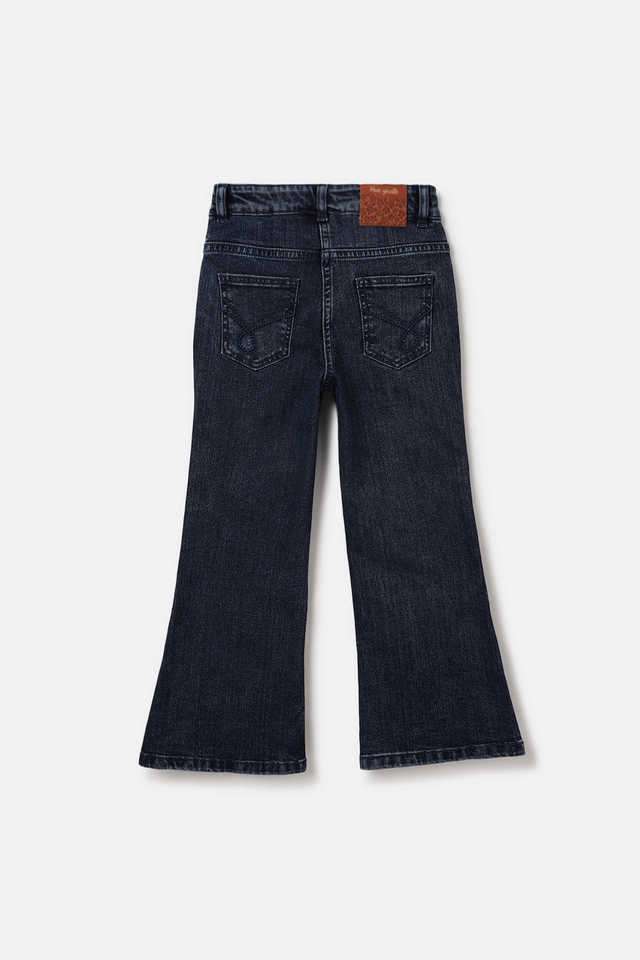 Solid-Cotton-Blend-Bootcut-Fit-Girls-Jeans