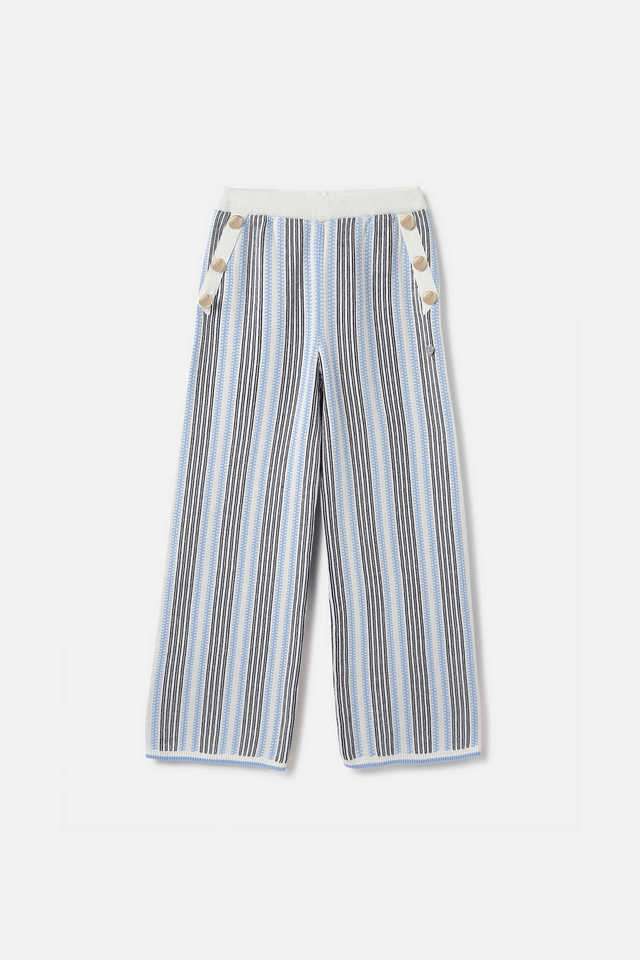 Stripes-Cotton-Straight-Fit-Girls-Trousers