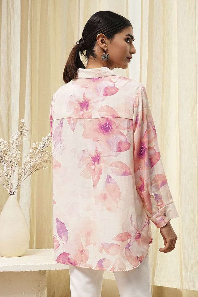 Printed-Collared-Rayon-Women-s-Casual-Wear-Shirt