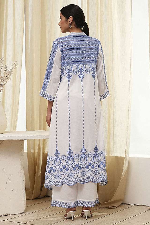 Embroidered-Blended-Fabric-Women-s-Kurta-Set