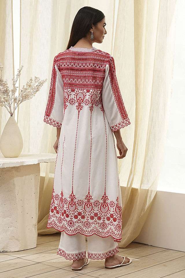 Embroidered-Blended-Fabric-Women-s-Kurta-Set