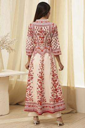 Printed-Blended-Fabric-Women-s-Kurta-Set