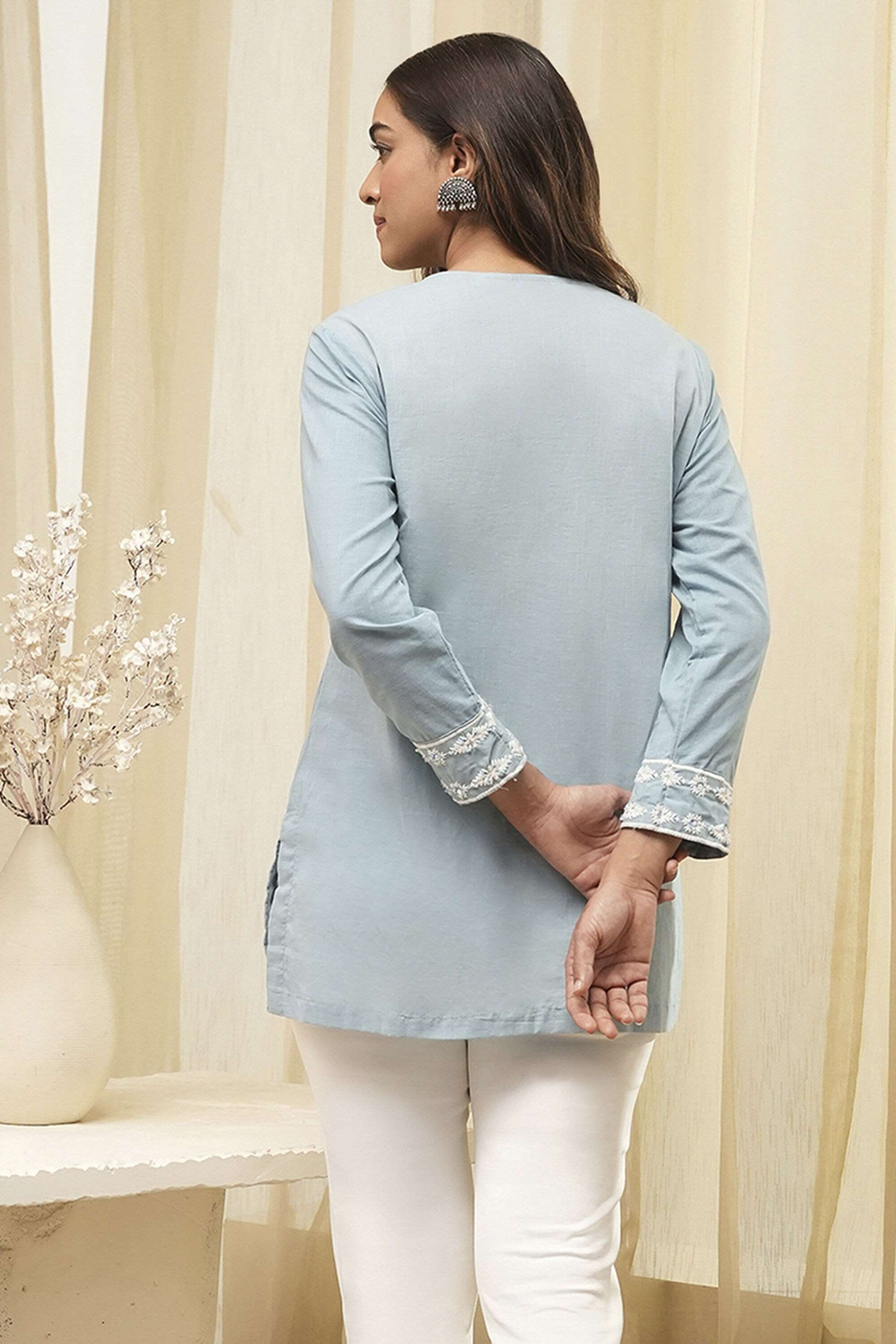 Textured-Cotton-Women-s-Tunic