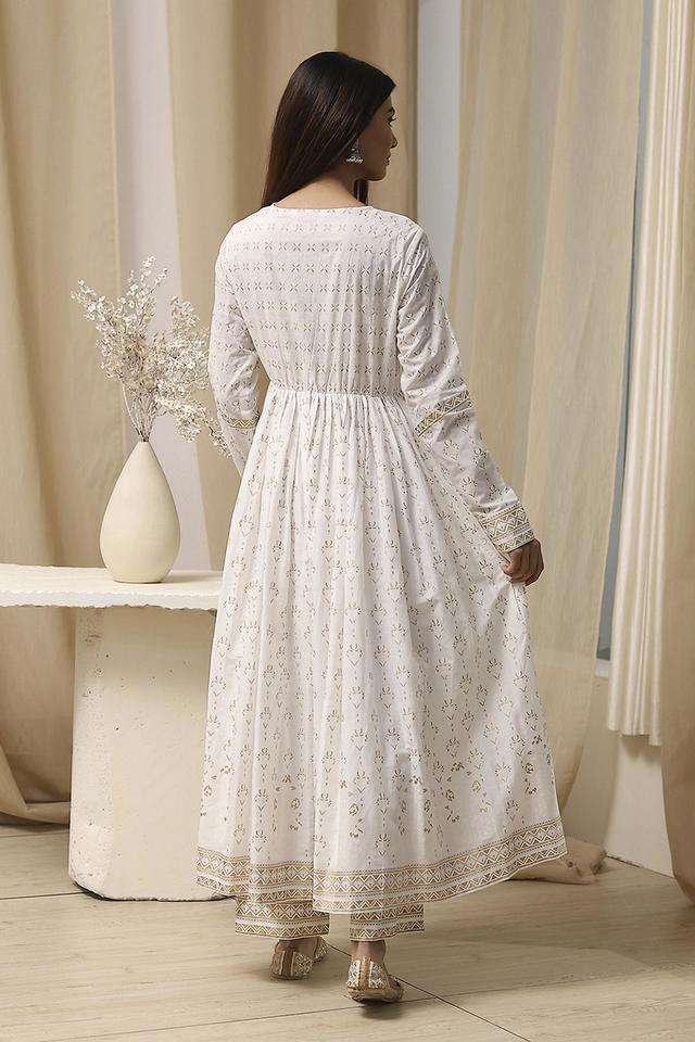 Printed-Blended-Fabric-Women-s-Kurta-Set