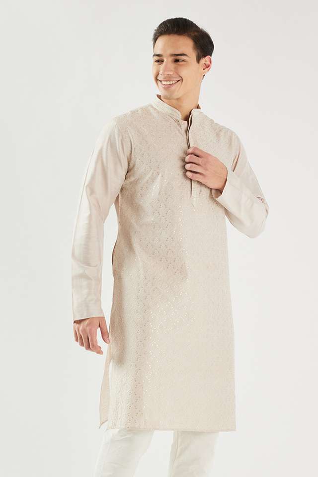 Embroidered-Blended-Fabric-Regular-Fit-Men-s-Kurta