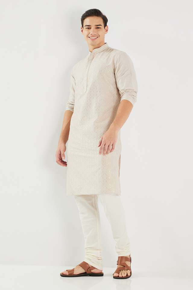 Embroidered-Blended-Fabric-Regular-Fit-Men-s-Kurta