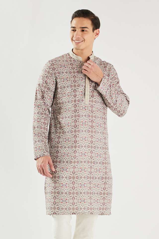 Embroidered-Polyester-Regular-Fit-Men-s-Kurta